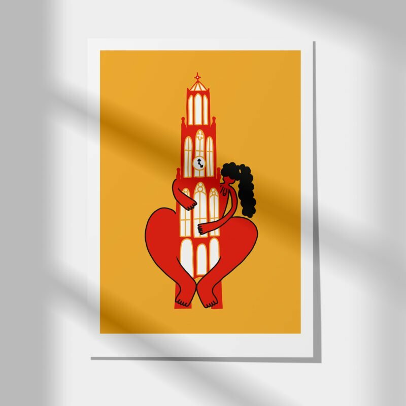 Utrecht Babe giclée prints - Different colors available
