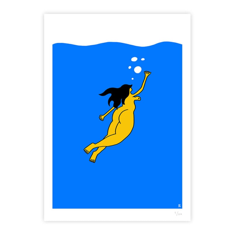 Bubbly Babe - Screenprint