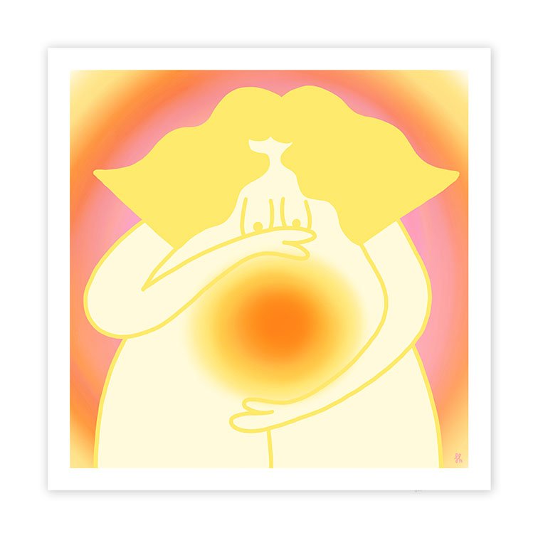 Glowing Babe giclée print