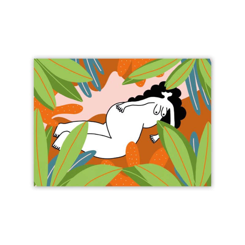 Just confident postcard