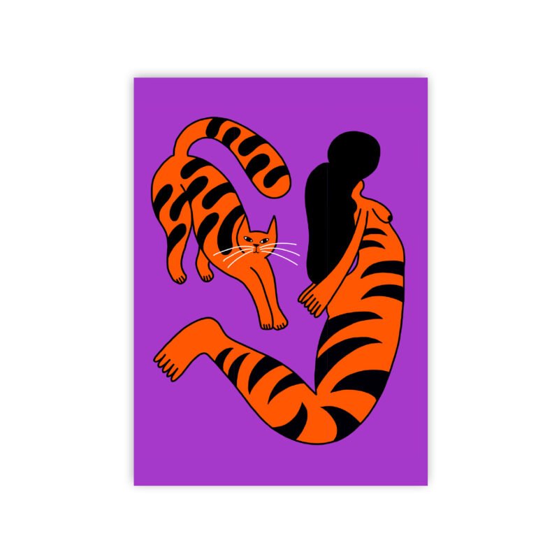 Tiger Babe postcard
