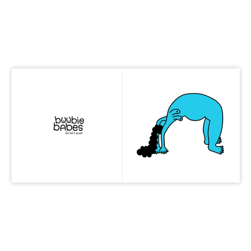 Yoga Babe Bridge folded card