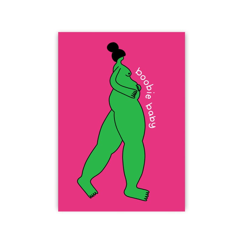Boobie Baby postcard